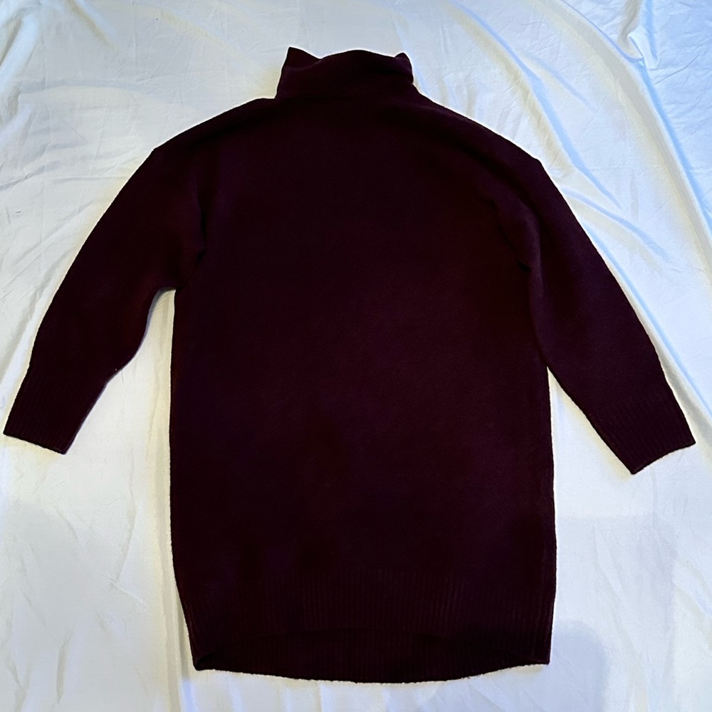 UNIQLO Women’s Knitted Burgundy Sweater Dress